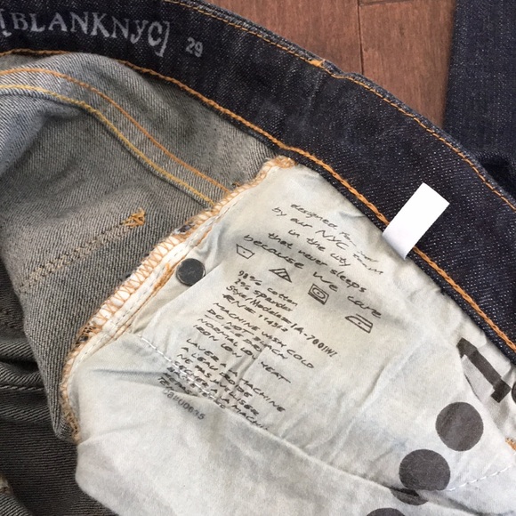 BlankNYC 29 Jeans NWT Indigo Classic Slim Denim - Picture 11 of 11